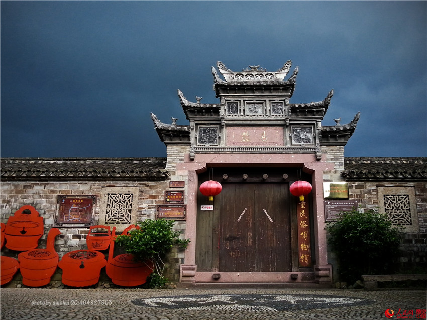 Das historische Qiantong vor dem Sturm