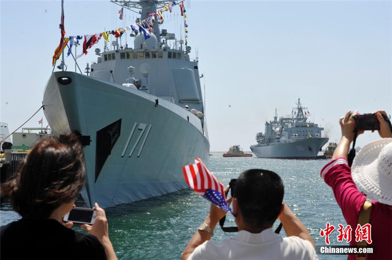 Chinesische Marineflotte erreicht San Diego