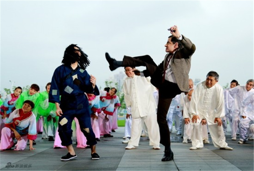 Mr. Bean beim „Square Dance“ in Shanghai