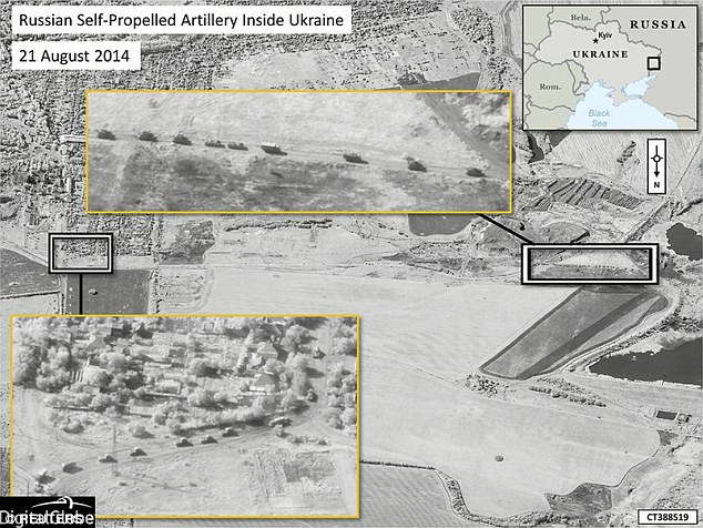 Satellitenbilder sollen russische „Invasion“ in die Ukraine beweisen