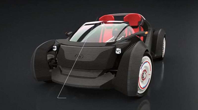 Weltweit erstes 3D-gedrucktes Auto produziert
