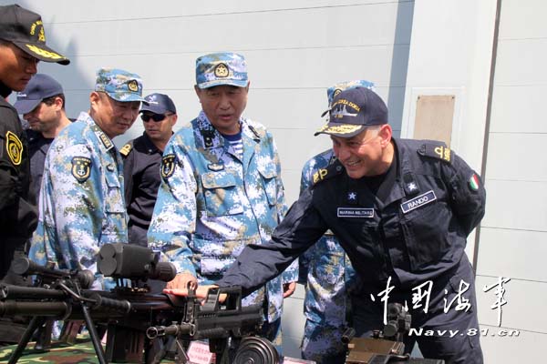 Chinesische Marine tauscht sich mit EU-Sonderkonvoi aus