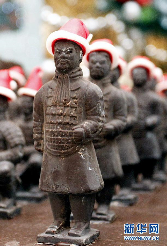Terrakotta-Armee aus Schokolade in Xi’an