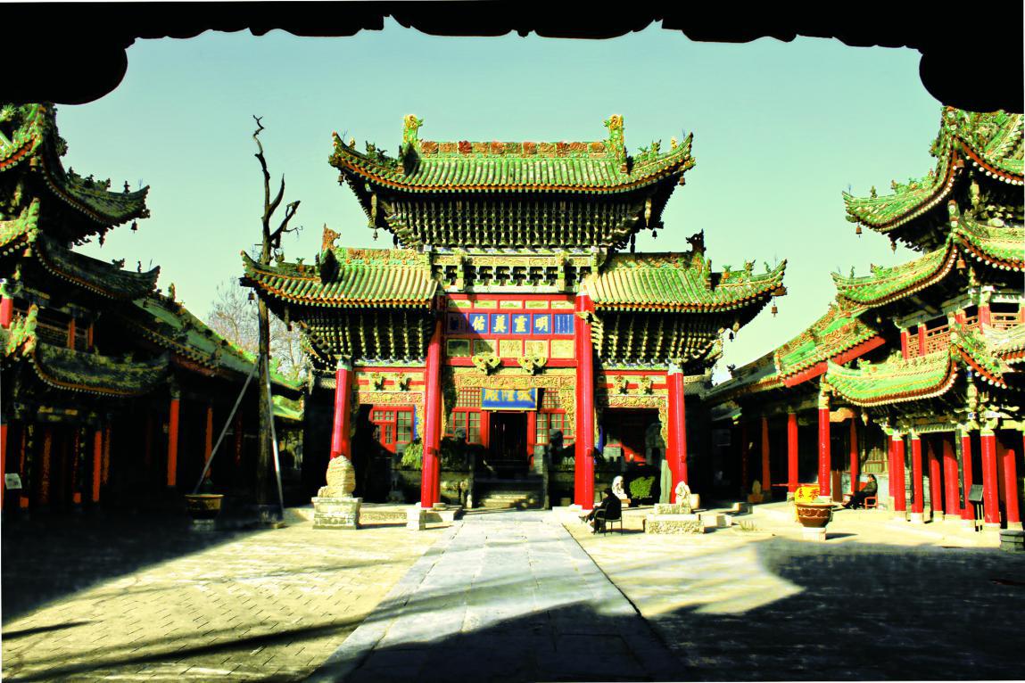 Der Chenghuang-Tempel in SanyuanSanyuan war ein wichtiger Kreis im Osten der Seidenstraße und ein großes Handelszentrum. 