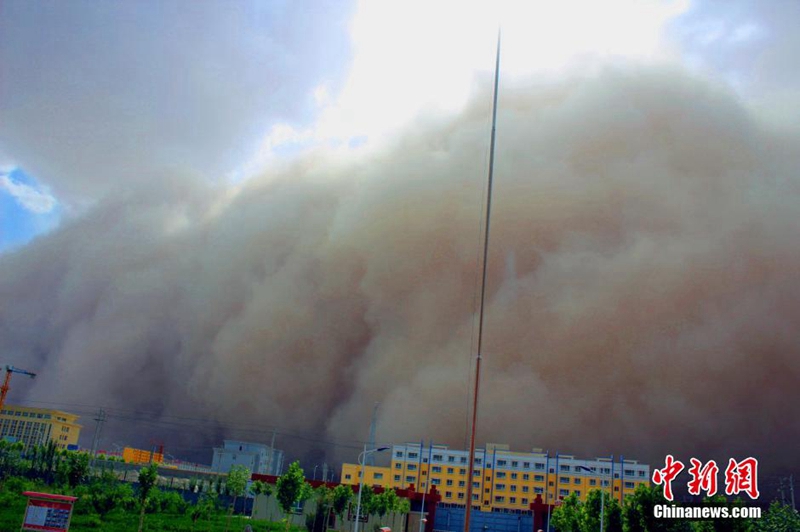 Sandsturm sucht Xinjiang heim