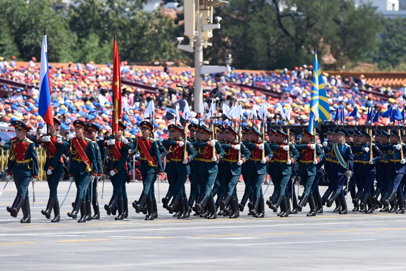 China feiert den Sieg im Zweiten Weltkrieg