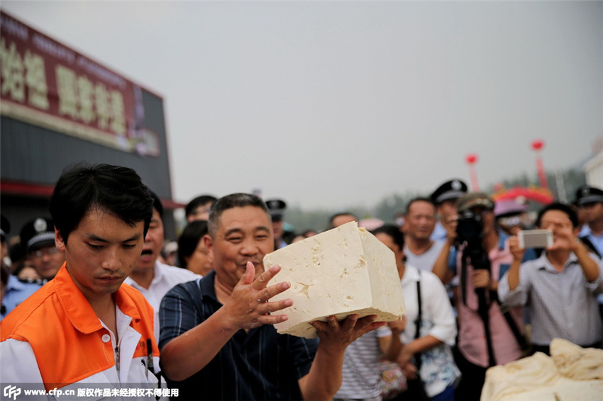 Riesen-Tofu in Anhui