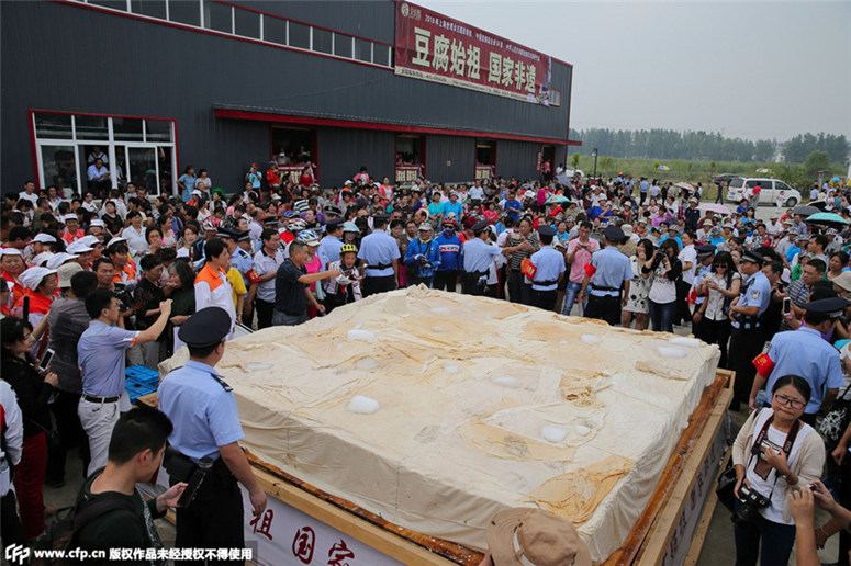 Riesen-Tofu in Anhui