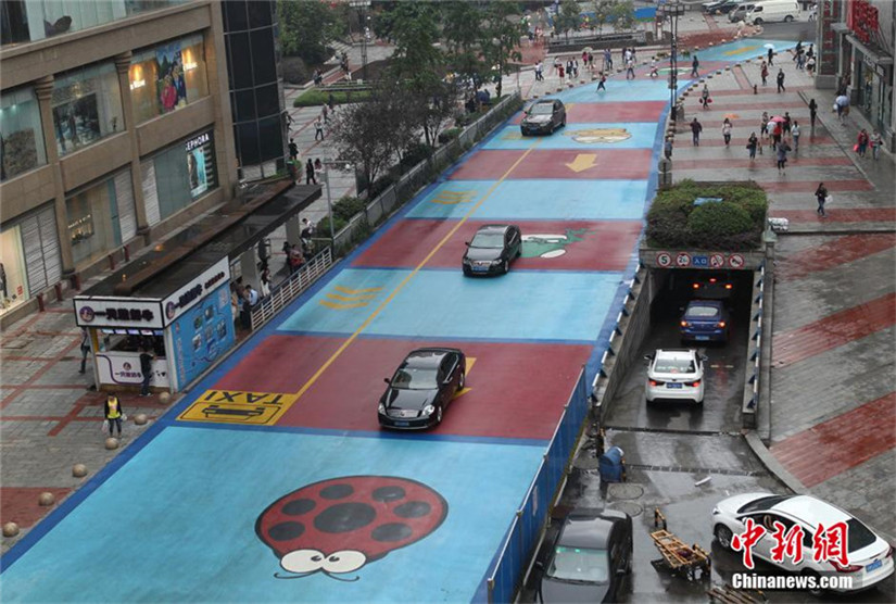 Erste Comic-Straße in Chongqing