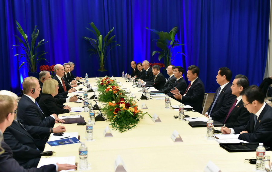 Xi Jinping trifft Gouverneur von Washington und Seattles Bürgermeister