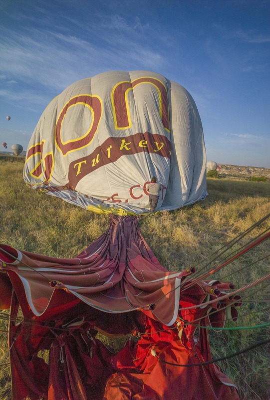 Im Heißluftballon über Kappadokien