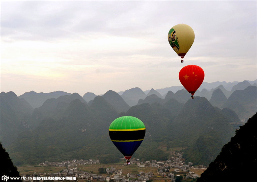 Chinas größter Ballon-Wettbewerb in Guizhou gestartet