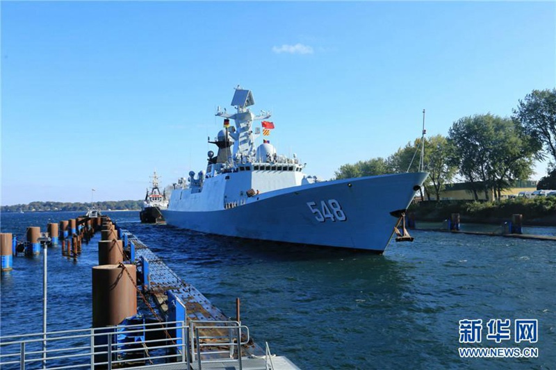 Chinesische Flotte fährt erstmals durch den Kieler Kanal