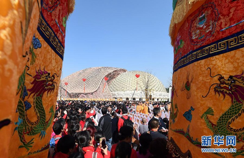 Buddhistische Zeremonie in Nanjing