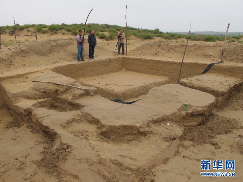Antike hunnische Opfertische in Shaanxi gefunden