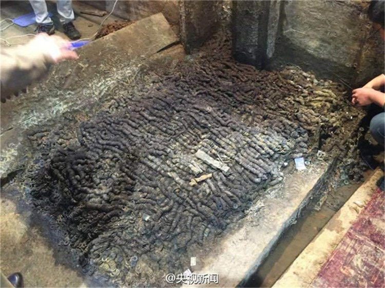 Tonnenschwerer Münzfund in Südchina
