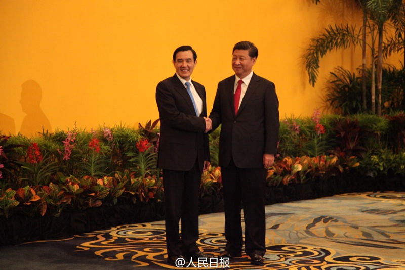 Historisches Treffen zwischen Xi und Ma in Singapur