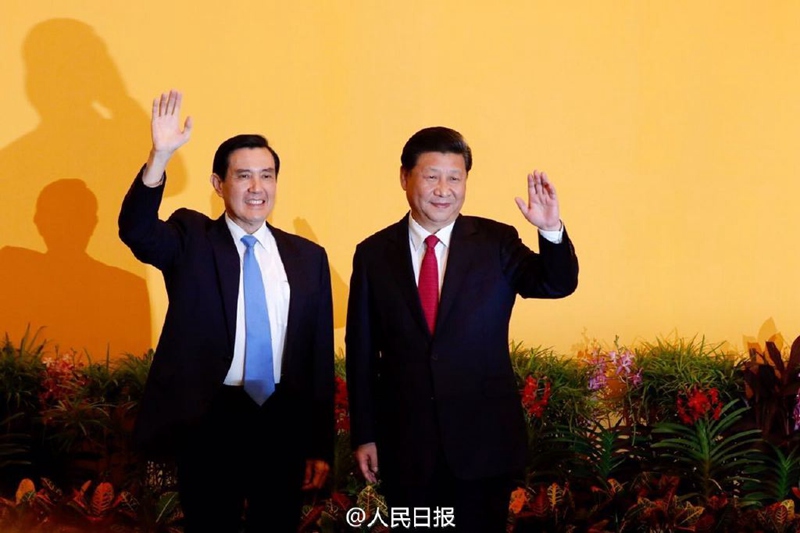 Historisches Treffen zwischen Xi und Ma in Singapur