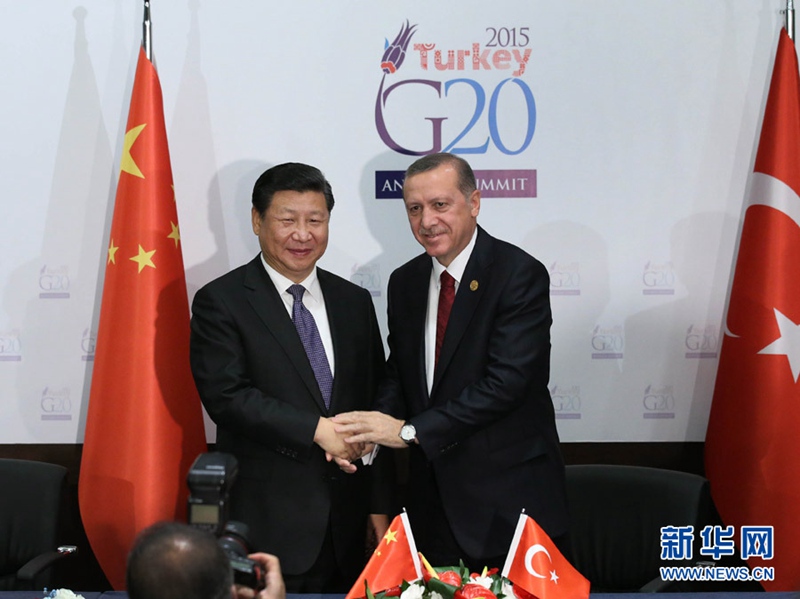 Xi trifft den türkischen Präsidenten