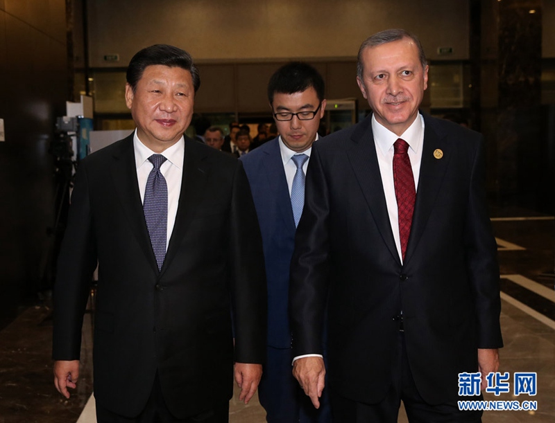 Xi trifft den türkischen Präsidenten