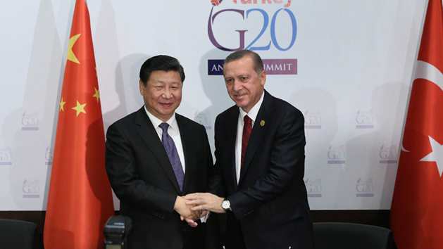 Xi trifft den türkischen Präsident