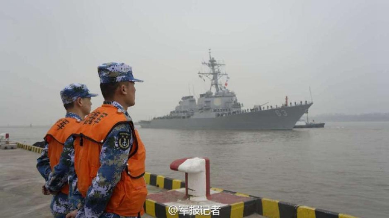 US-Kriegsschiff besucht Shanghai