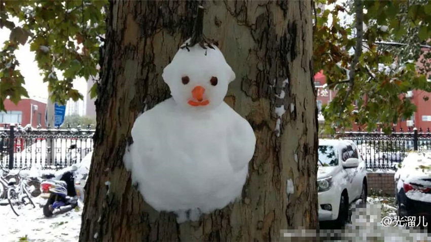 Tierische Schneeschnitzerei in Beijing