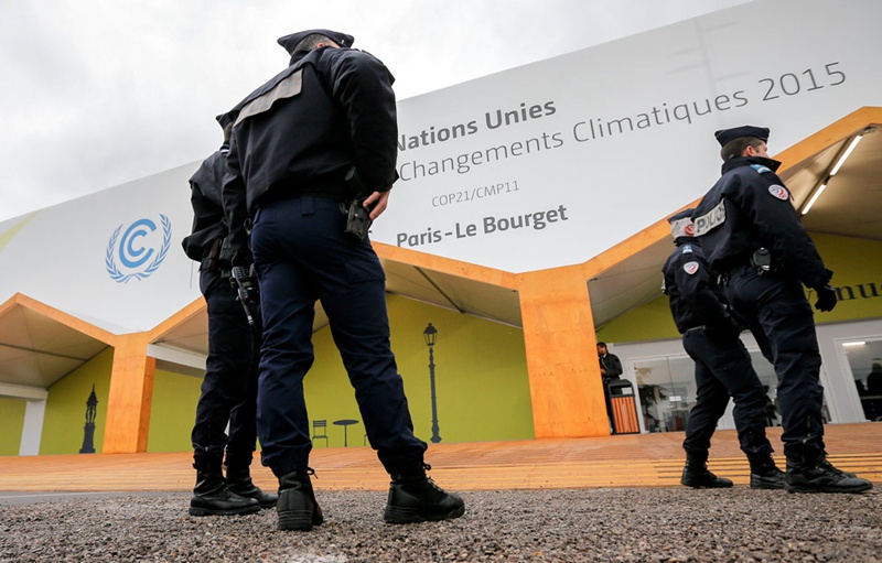 Riesiges Polizeiaufgebot am Klimagipfel in Paris