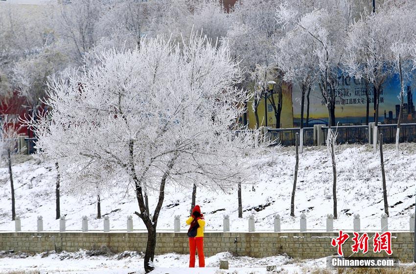 Frostiges Naturschauspiel in Jilin