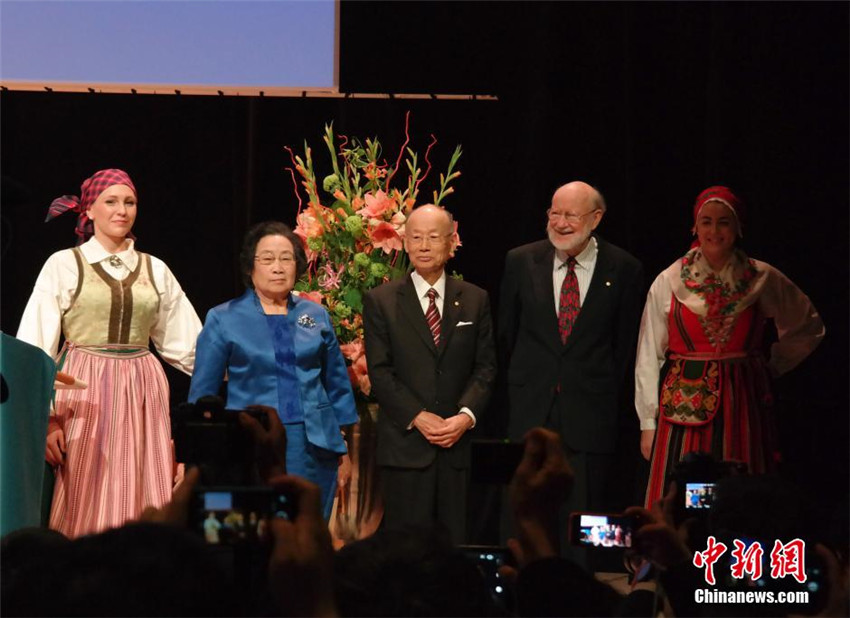 Nobelpreisträgerin Tu Youyou hält Vortrag in Stockholm
