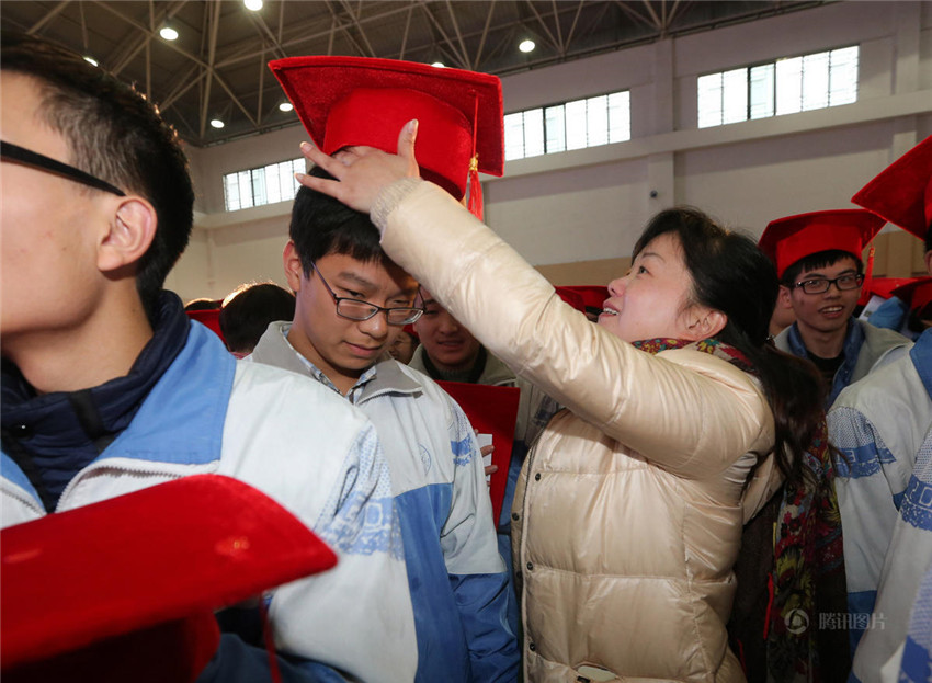 Schüler in Hangzhou werden erwachsen