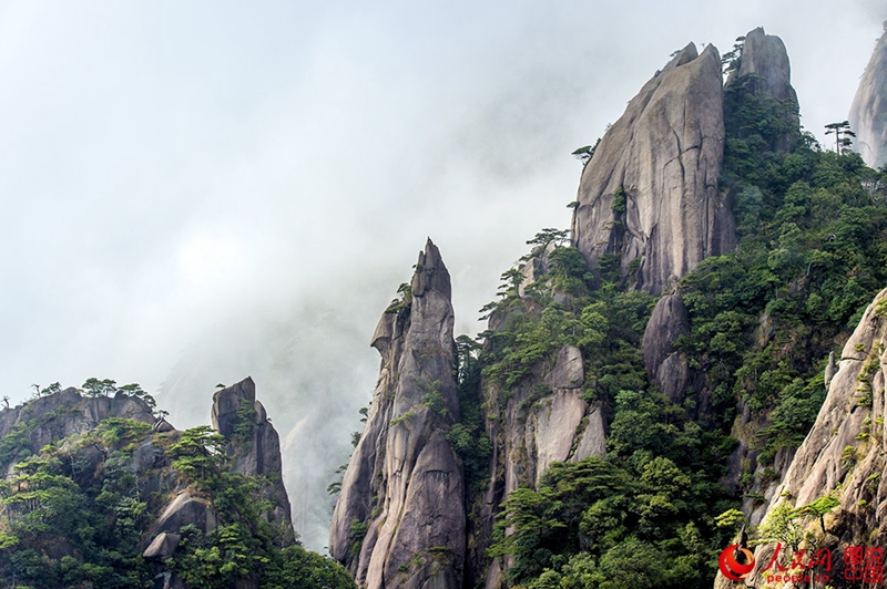 Das schöne Sanqing-Gebirge in Jiangxi