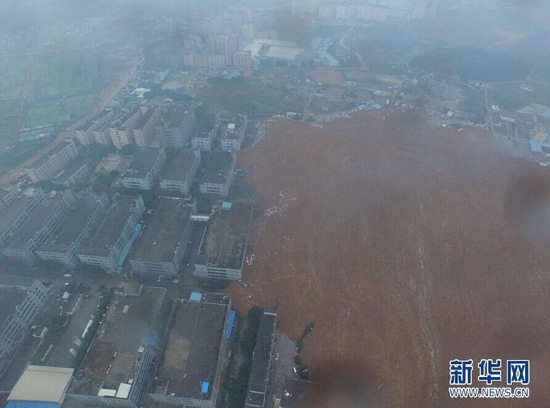 Schwerer Erdrutsch in Shenzhen