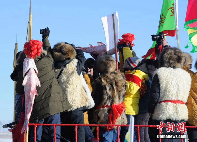Eisfisch-Festival in Jilin