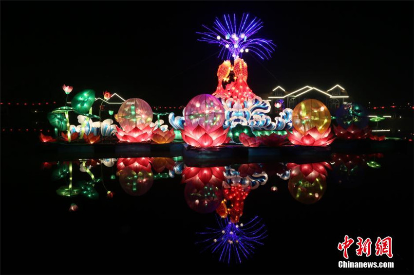 Laternen-Spektakel in Chongqing