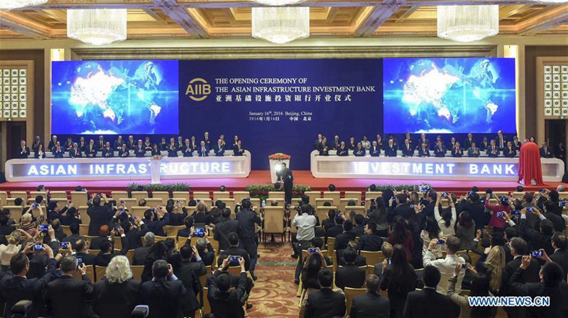 Eröffnungszeremonie der AIIB in Beijing 