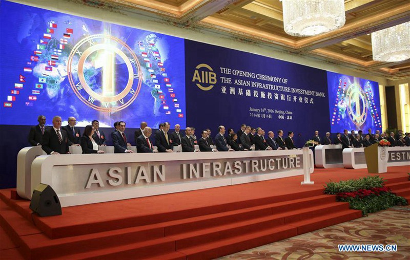 Eröffnungszeremonie der AIIB in Beijing 