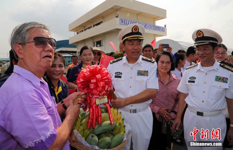 Chinesische Flotte besucht Thailand