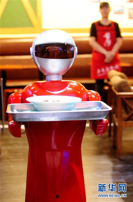 Roboterbedienung in Shenyanger Restaurant