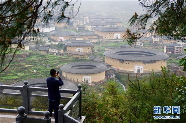 Traditionelle Hakka-Bauten in Fujian