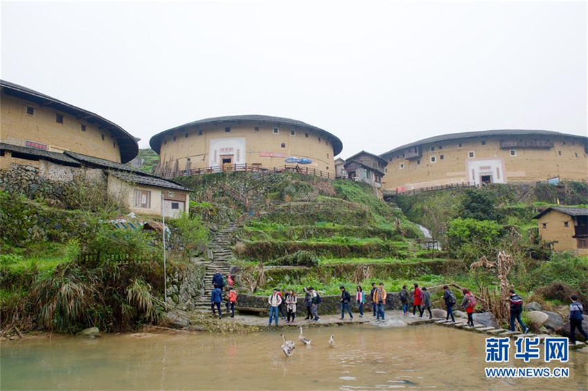 Traditionelle Hakka-Bauten in Fujian