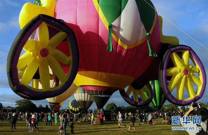 Ballonfestival in Neuseeland