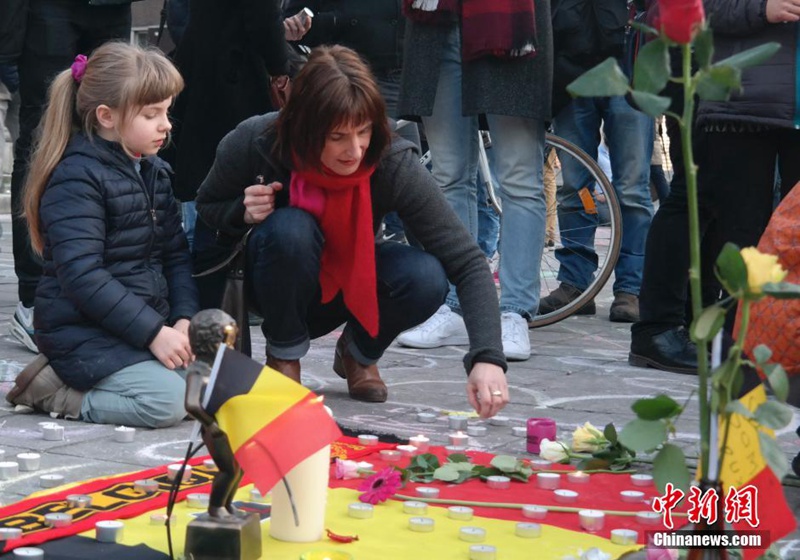 Brüsseler trauern um Terroranschlagopfer