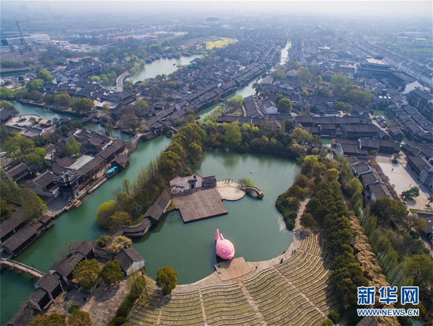 „Schwimmender Fisch“ in Südchina ausgestellt