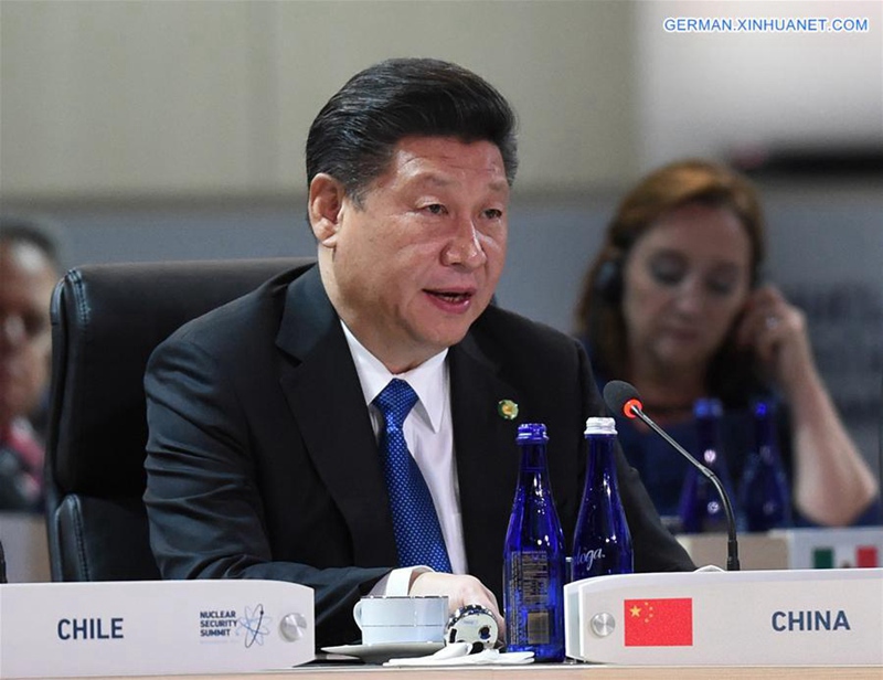 Xi Jinping nimmt am Nuklearen Sicherheitsgipfel in Washington teil