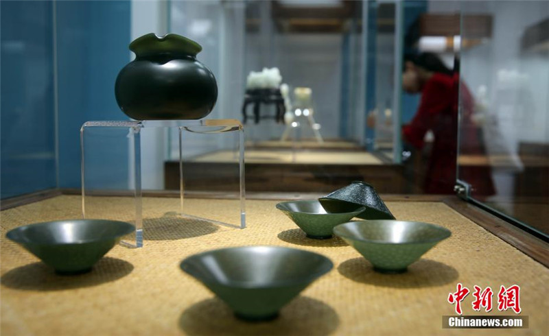 Ausstellung von Jadeschnitzereien in Beijing