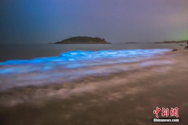 Meeresleuchten in Fujian