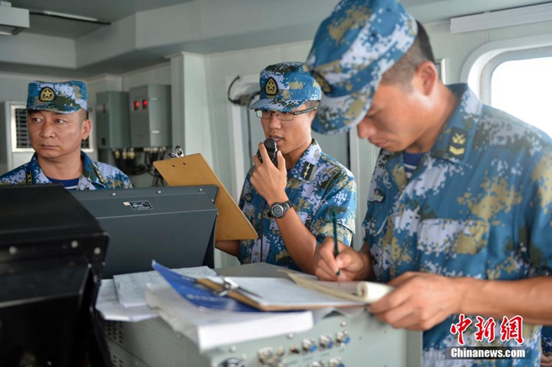 Chinas 22. und 23. Sonderflotte üben gemeinsam im Golf von Aden