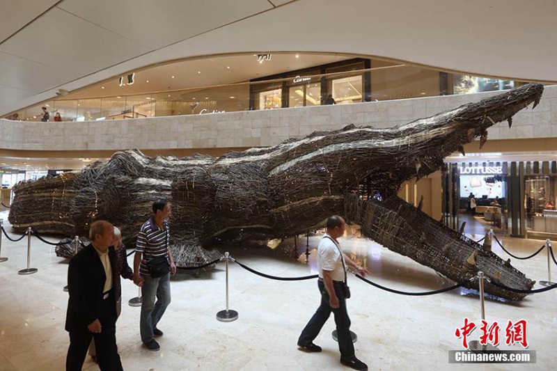 „Riesenkrokodil“ treibt in Nanjing sein Unwesen
