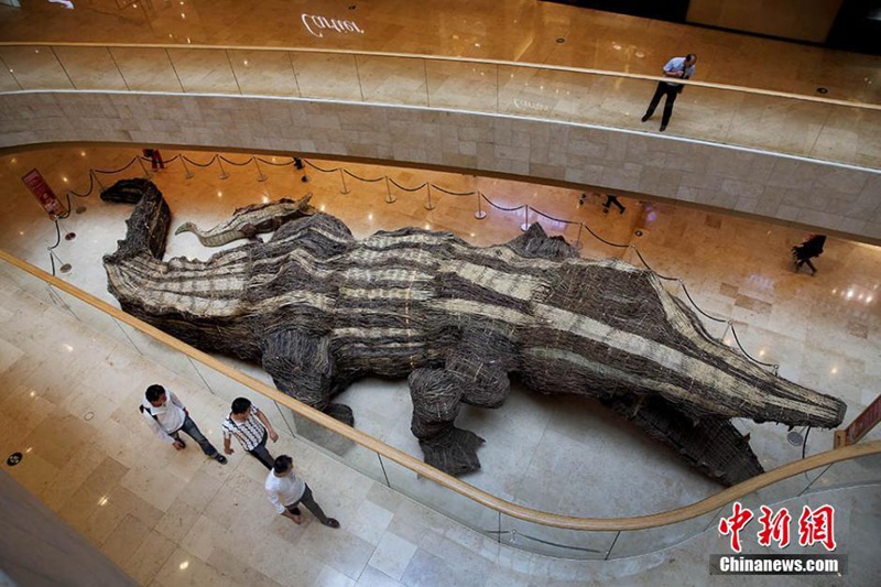 „Riesenkrokodil“ treibt in Nanjing sein Unwesen